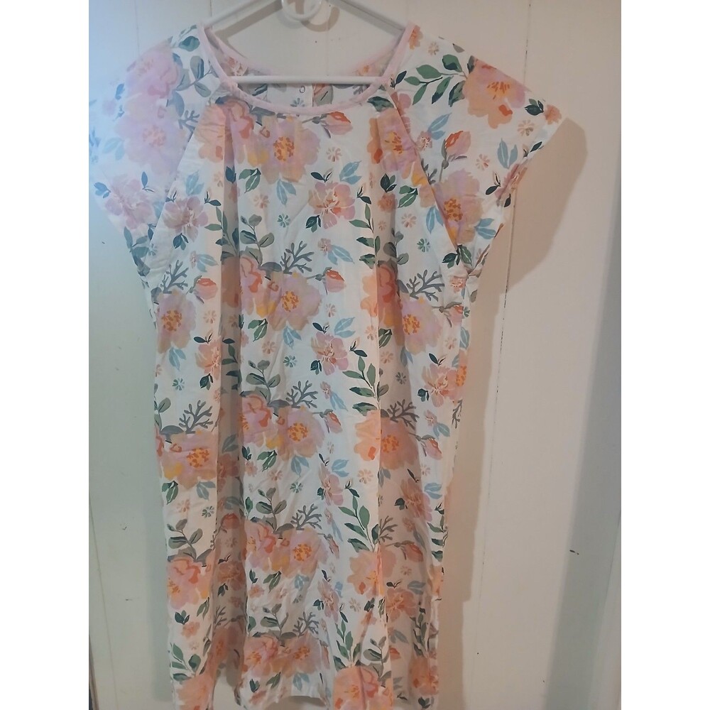 Gownies Labor & Delivery Maternity Hospital Gown Size L/XL Pink Floral